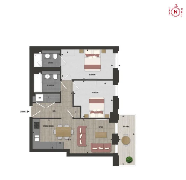 2 bedroom apartment for rent