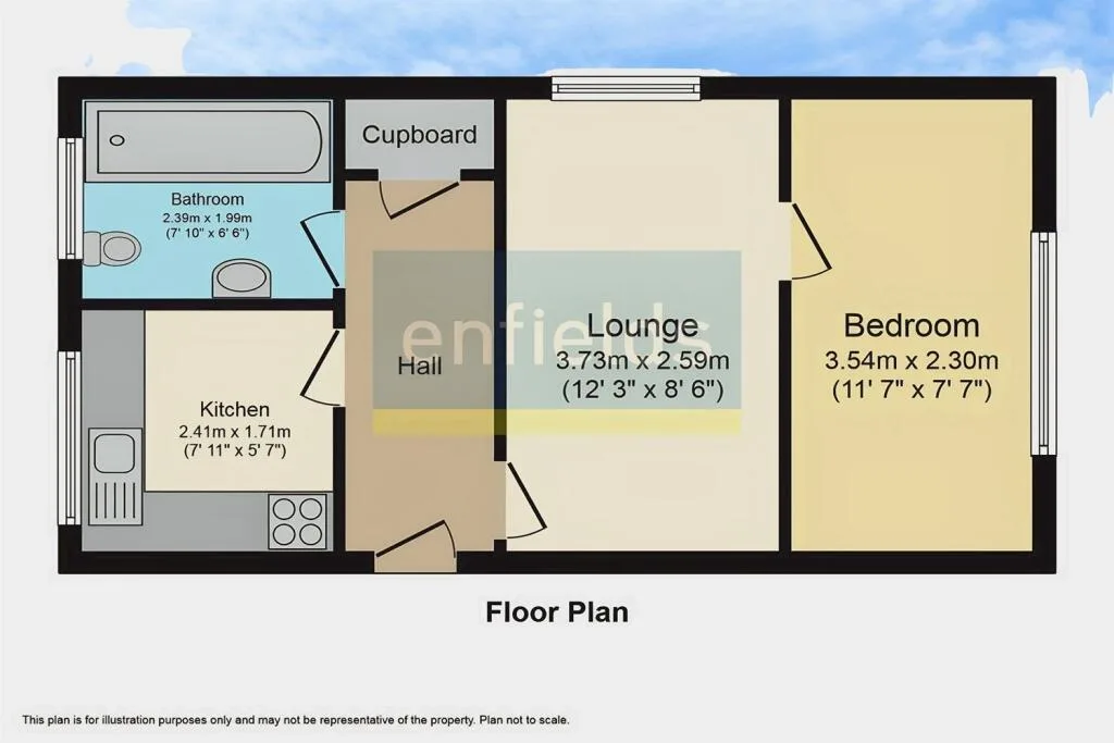 1 bedroom flat for rent