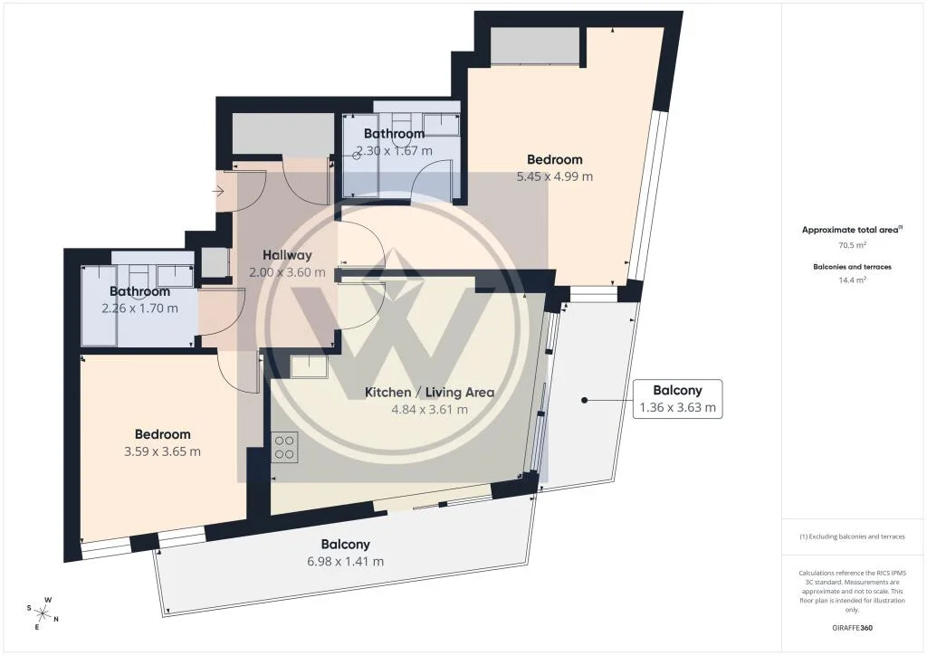 2 bedroom flat for rent