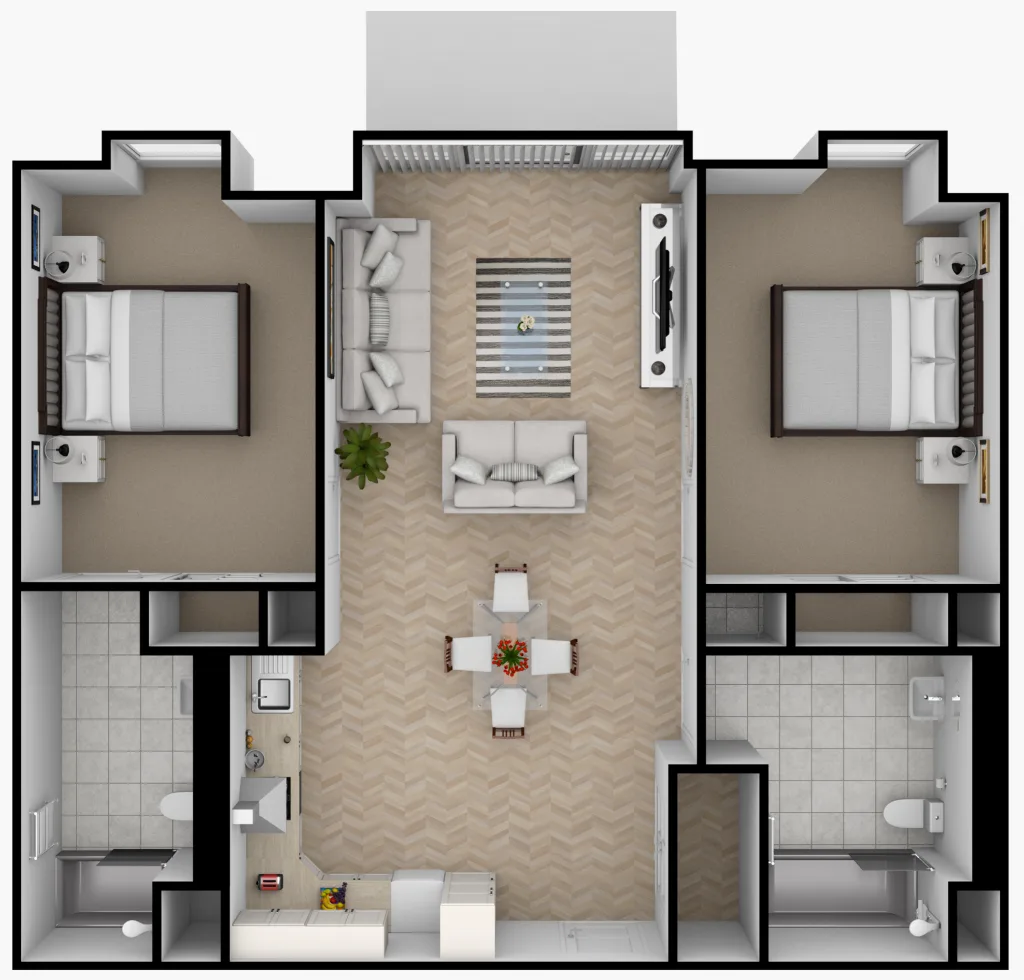 2 bedroom apartment for rent