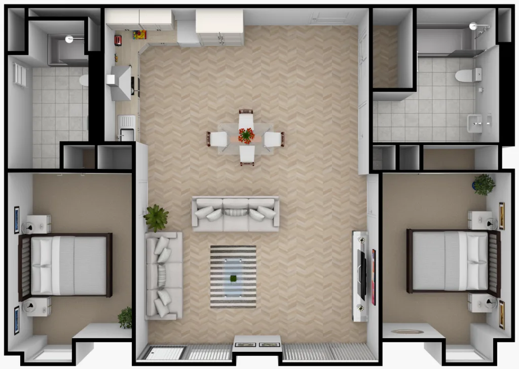 2 bedroom apartment for rent