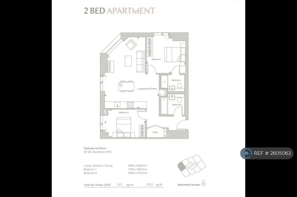 2 bedroom flat for rent