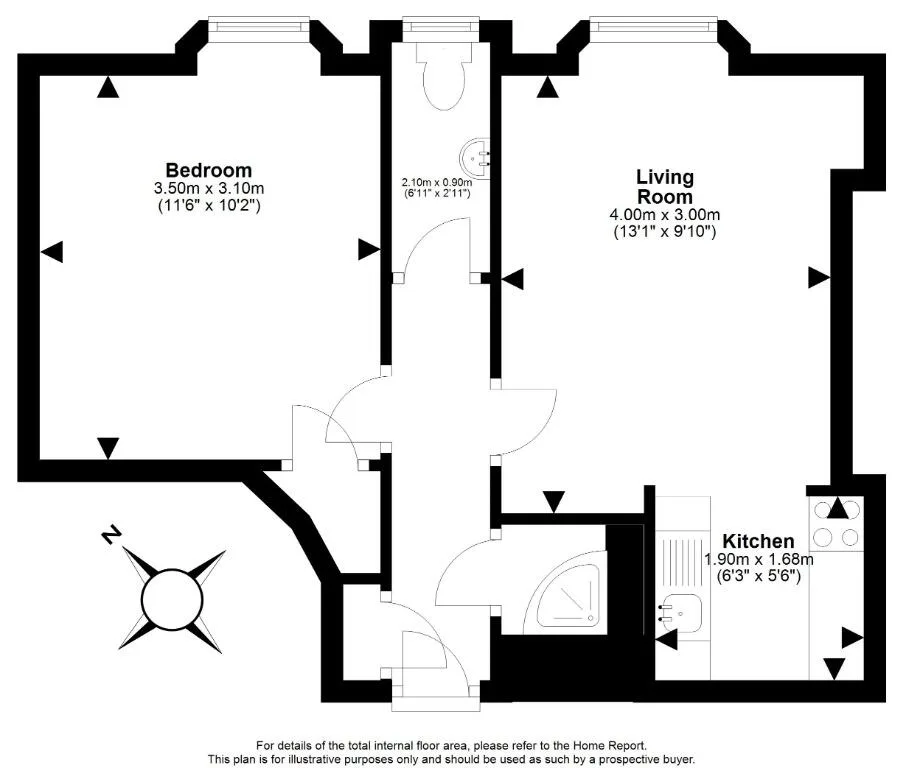1 bedroom flat for rent