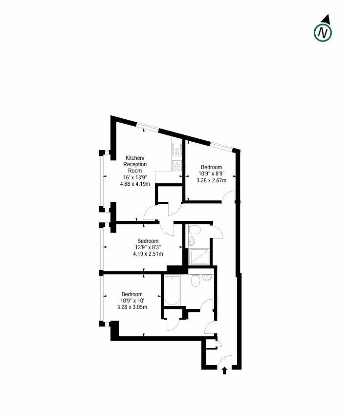 3 bedroom apartment for rent