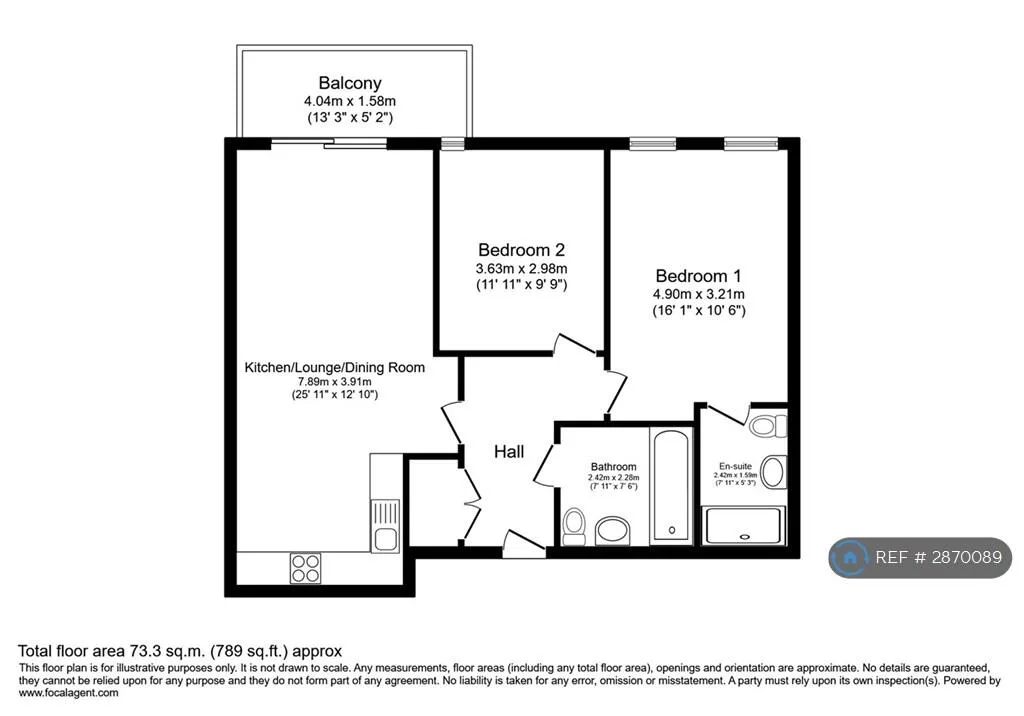 2 bedroom flat for rent