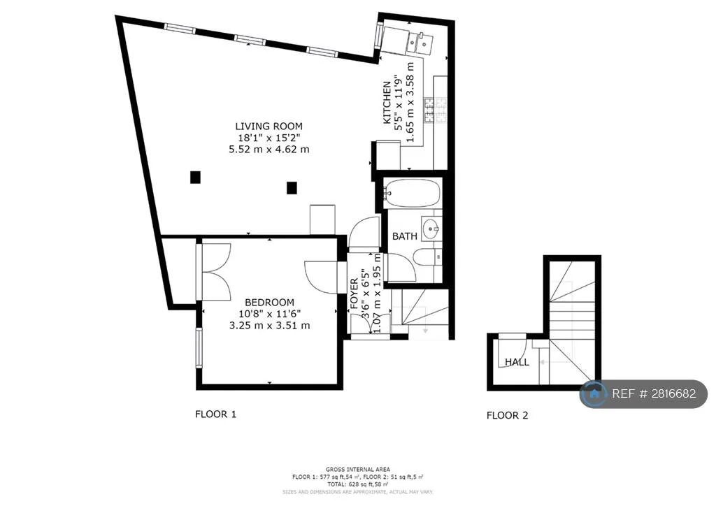 1 bedroom flat for rent