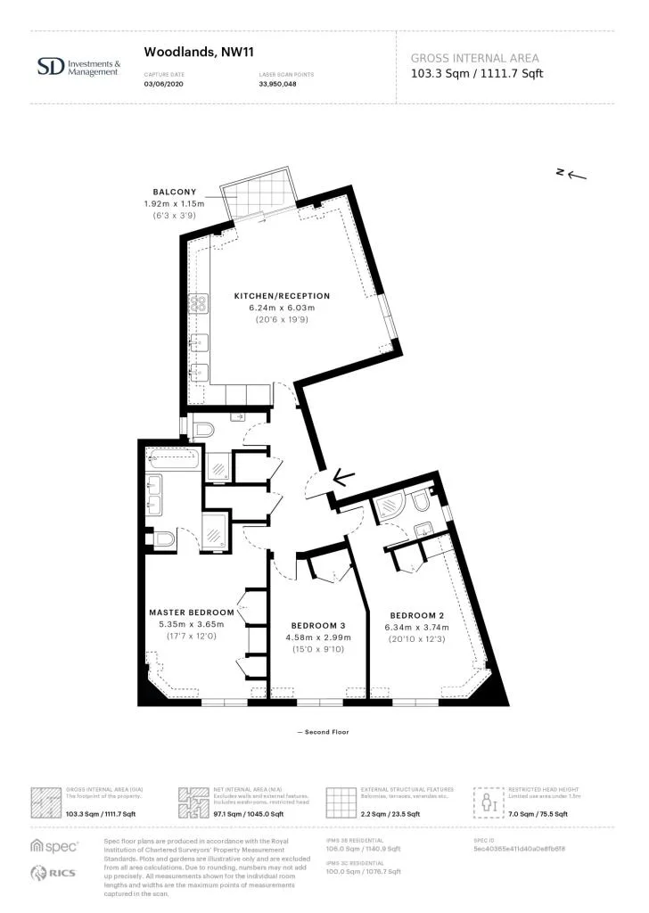 3 bedroom flat for rent