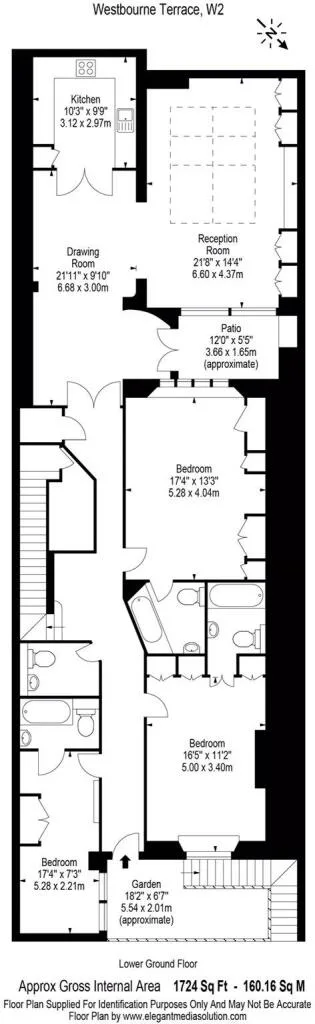 3 bedroom flat for rent