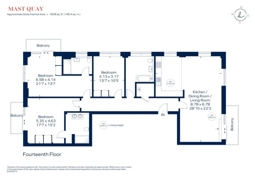 3 bedroom penthouse for rent