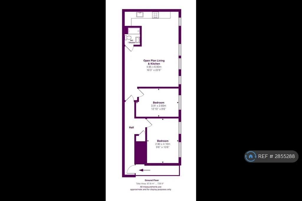 2 bedroom flat for rent