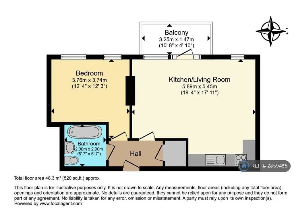1 bedroom flat for rent