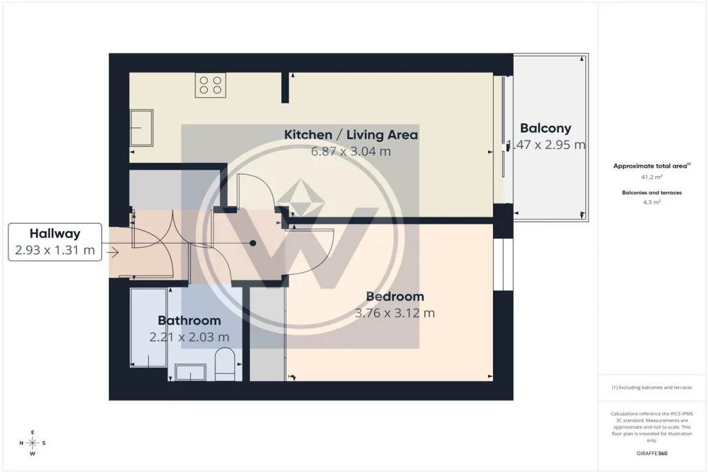 1 bedroom flat for rent