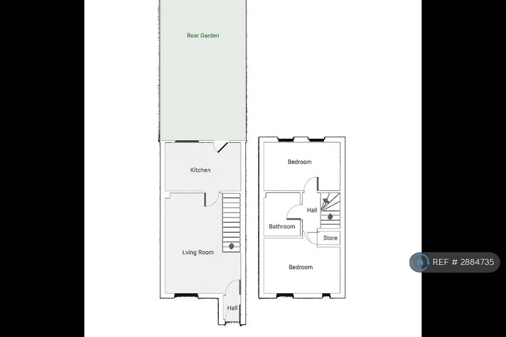2 bedroom terraced house for rent