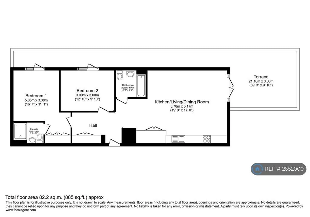 2 bedroom flat for rent