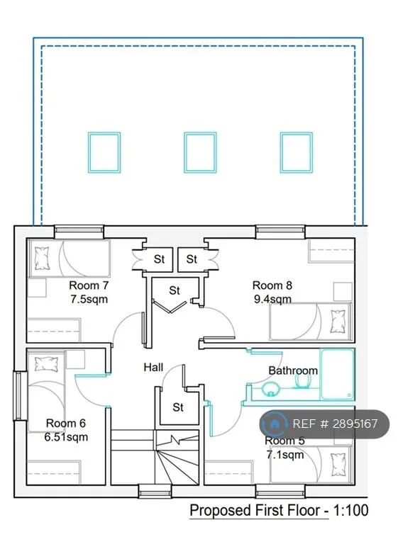 1 bedroom house share for rent