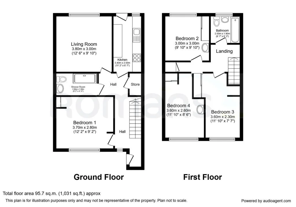 4 bedroom terraced house for rent