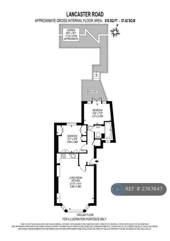 2 bedroom flat for rent