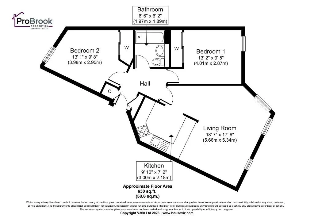 2 bedroom flat for rent