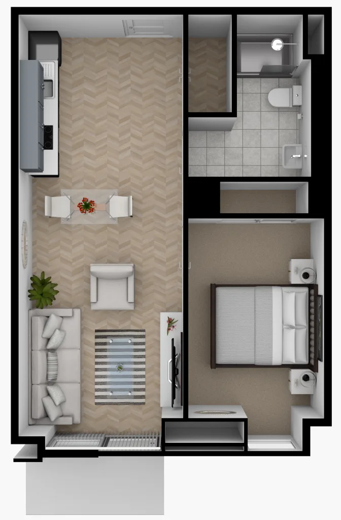 1 bedroom apartment for rent