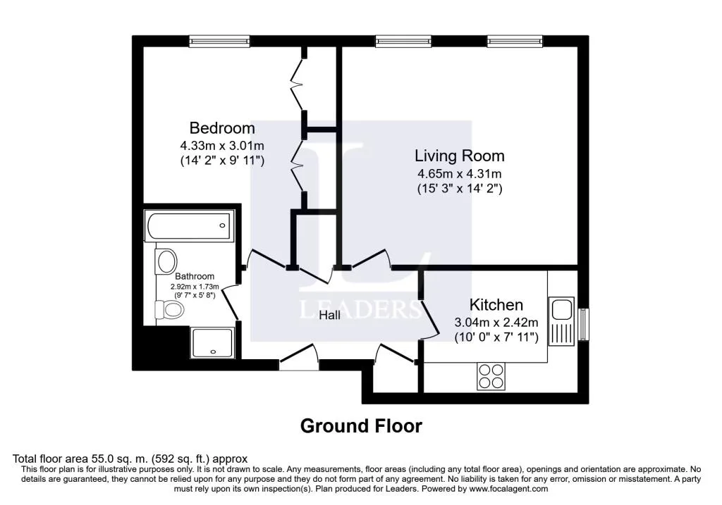 1 bedroom house for rent