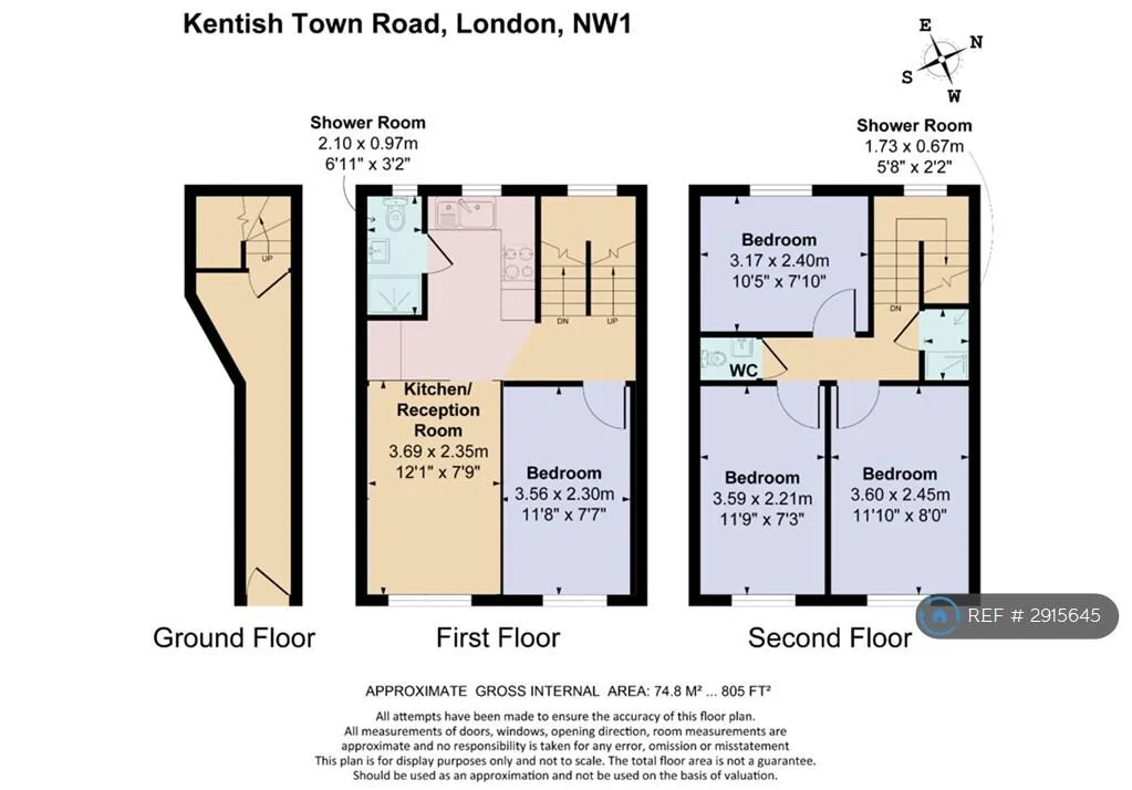 4 bedroom maisonette for rent