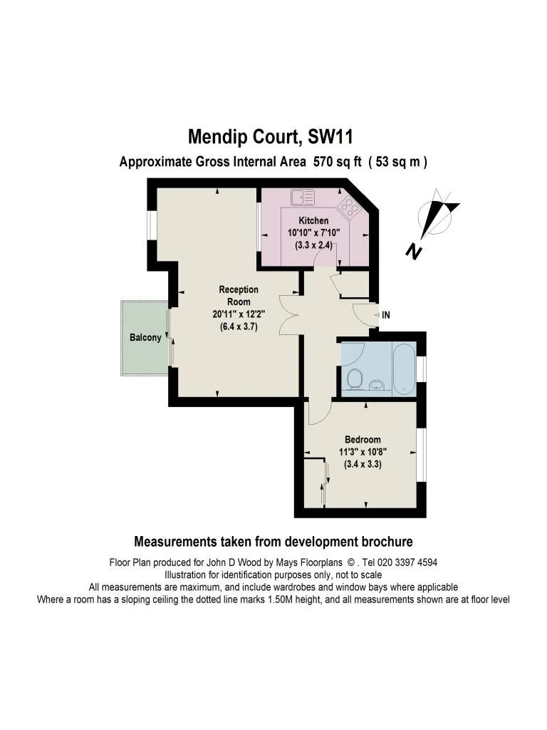 1 bedroom flat for rent