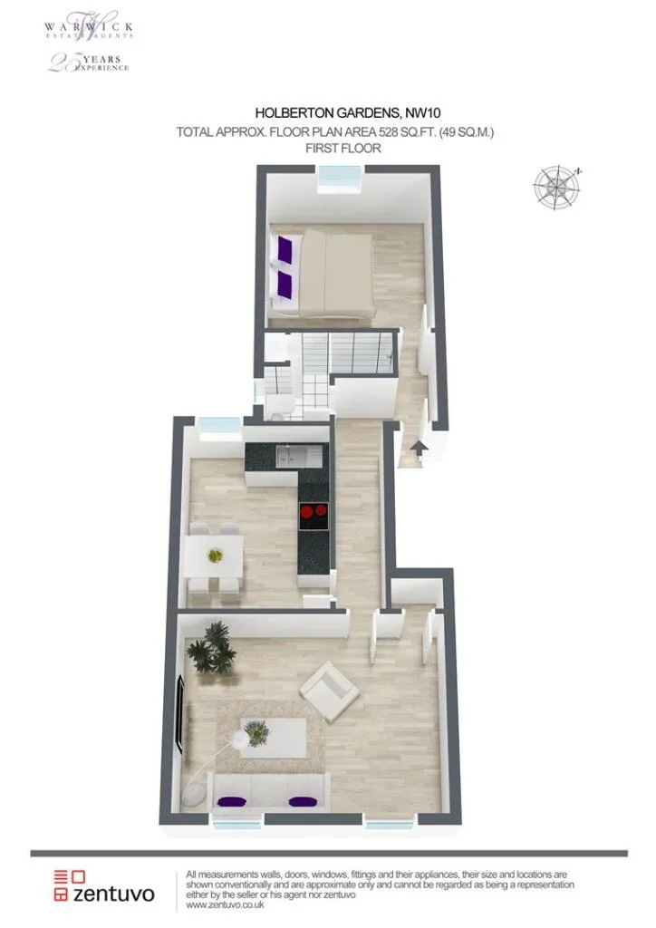 1 bedroom flat for rent