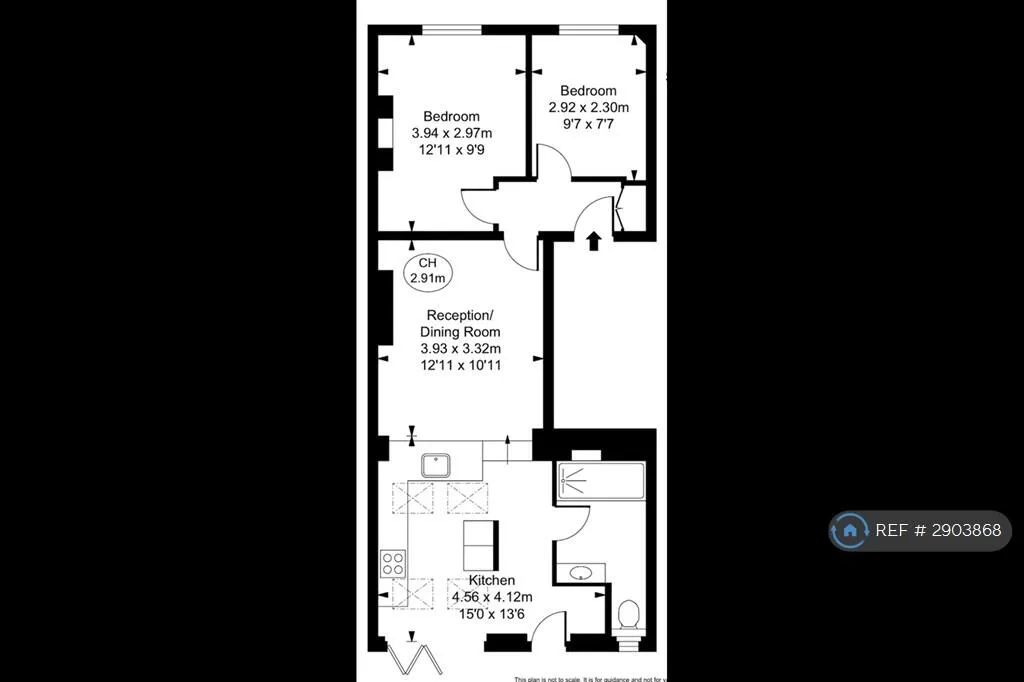 2 bedroom flat for rent