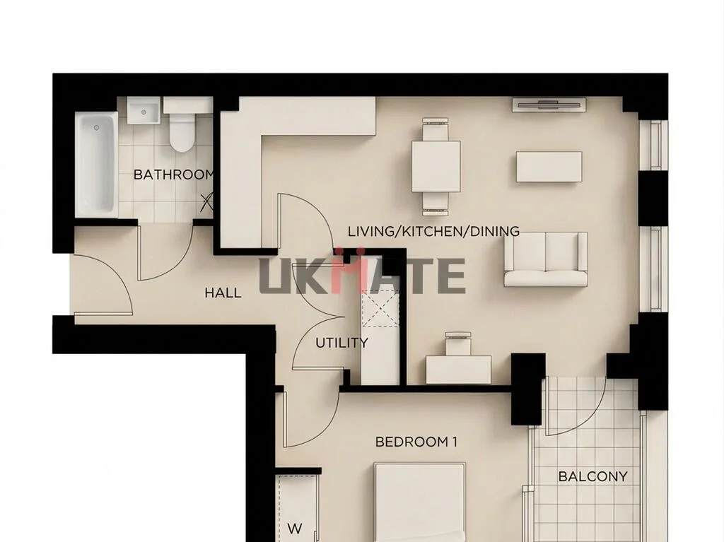 1 bedroom flat for rent