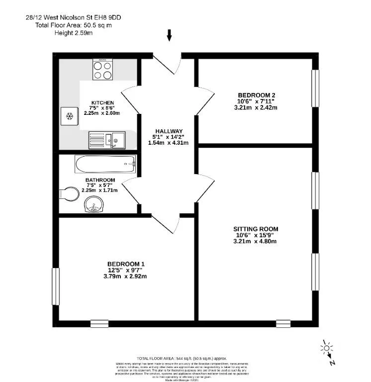 2 bedroom flat for rent