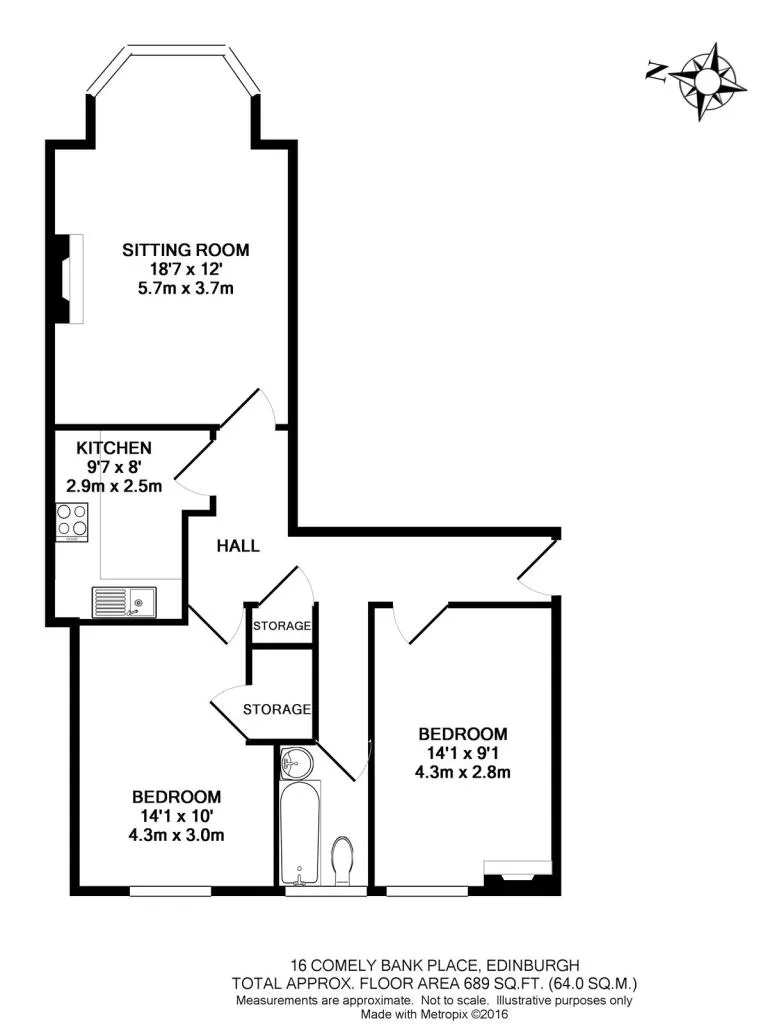 2 bedroom flat for rent