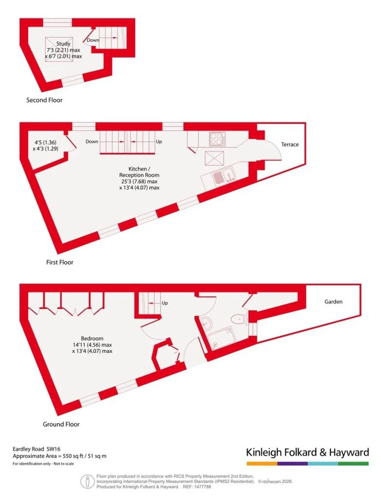 1 bedroom end of terrace house for rent