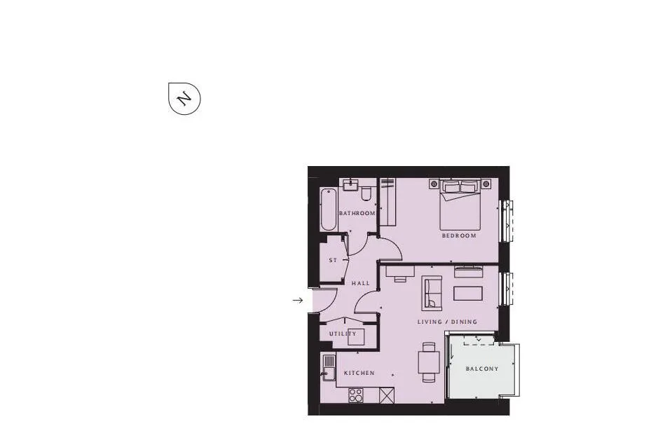 1 bedroom apartment for rent