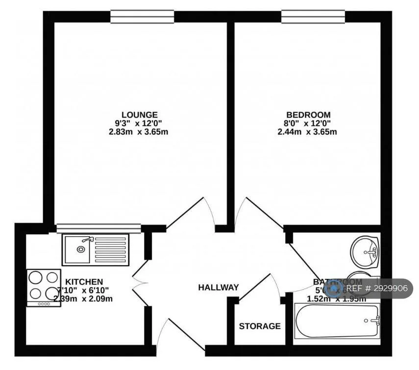 1 bedroom flat for rent