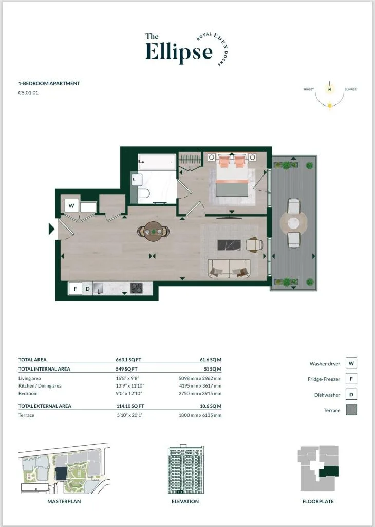 1 bedroom apartment for rent