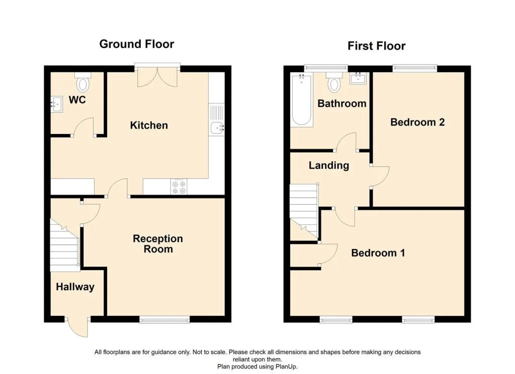 2 bedroom end of terrace house for rent