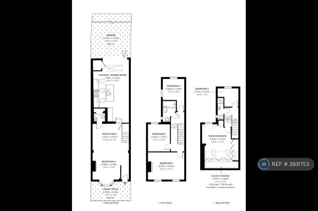 5 bedroom terraced house for rent