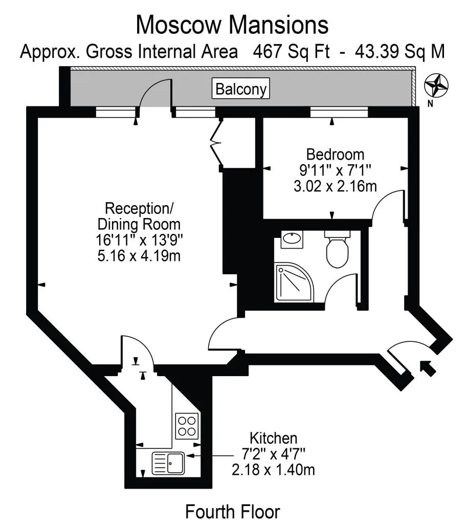 1 bedroom flat for rent