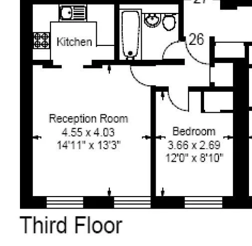 1 bedroom flat for rent