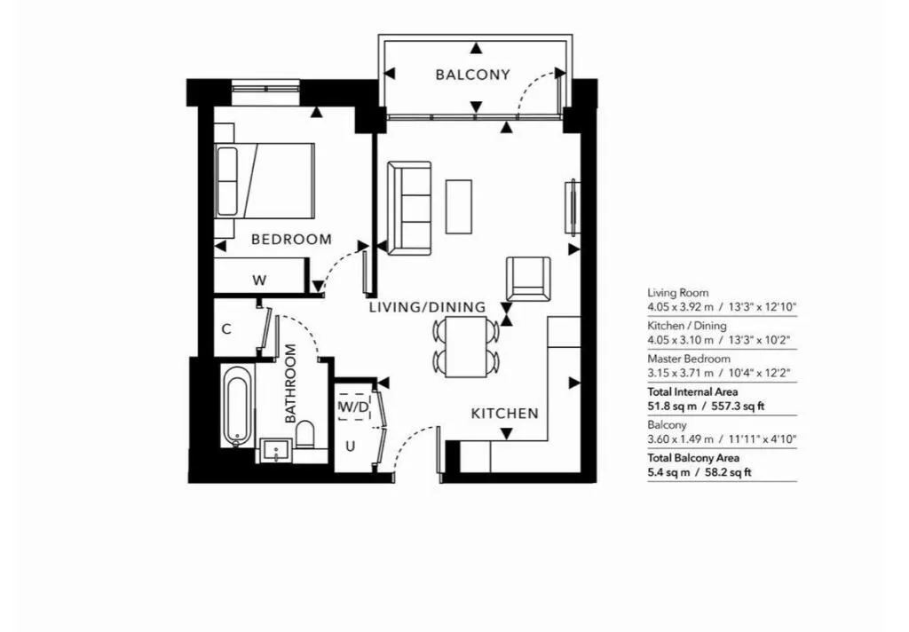 1 bedroom flat for rent