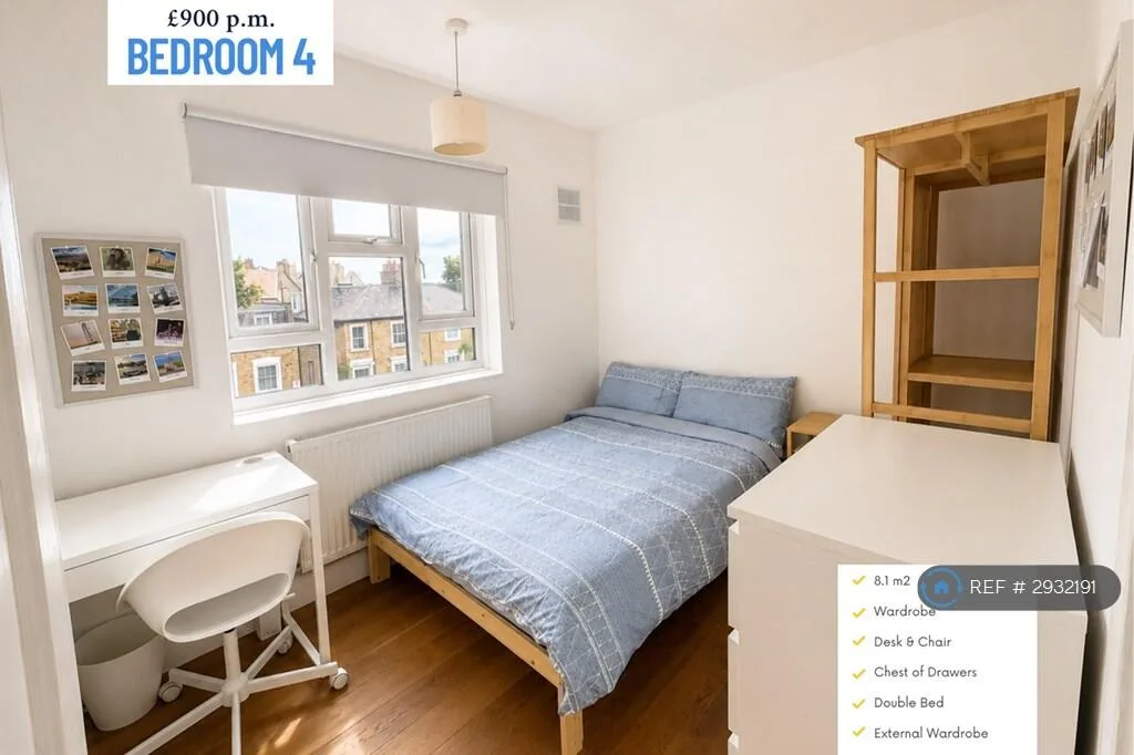 4 bedroom flat for rent