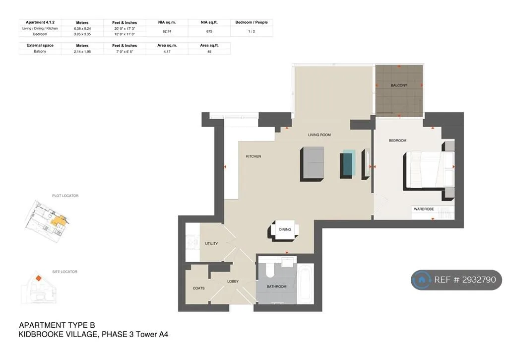 1 bedroom flat for rent