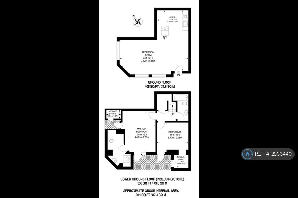 2 bedroom maisonette for rent