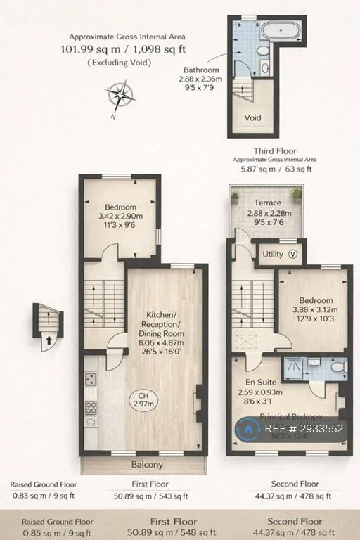 3 bedroom flat for rent