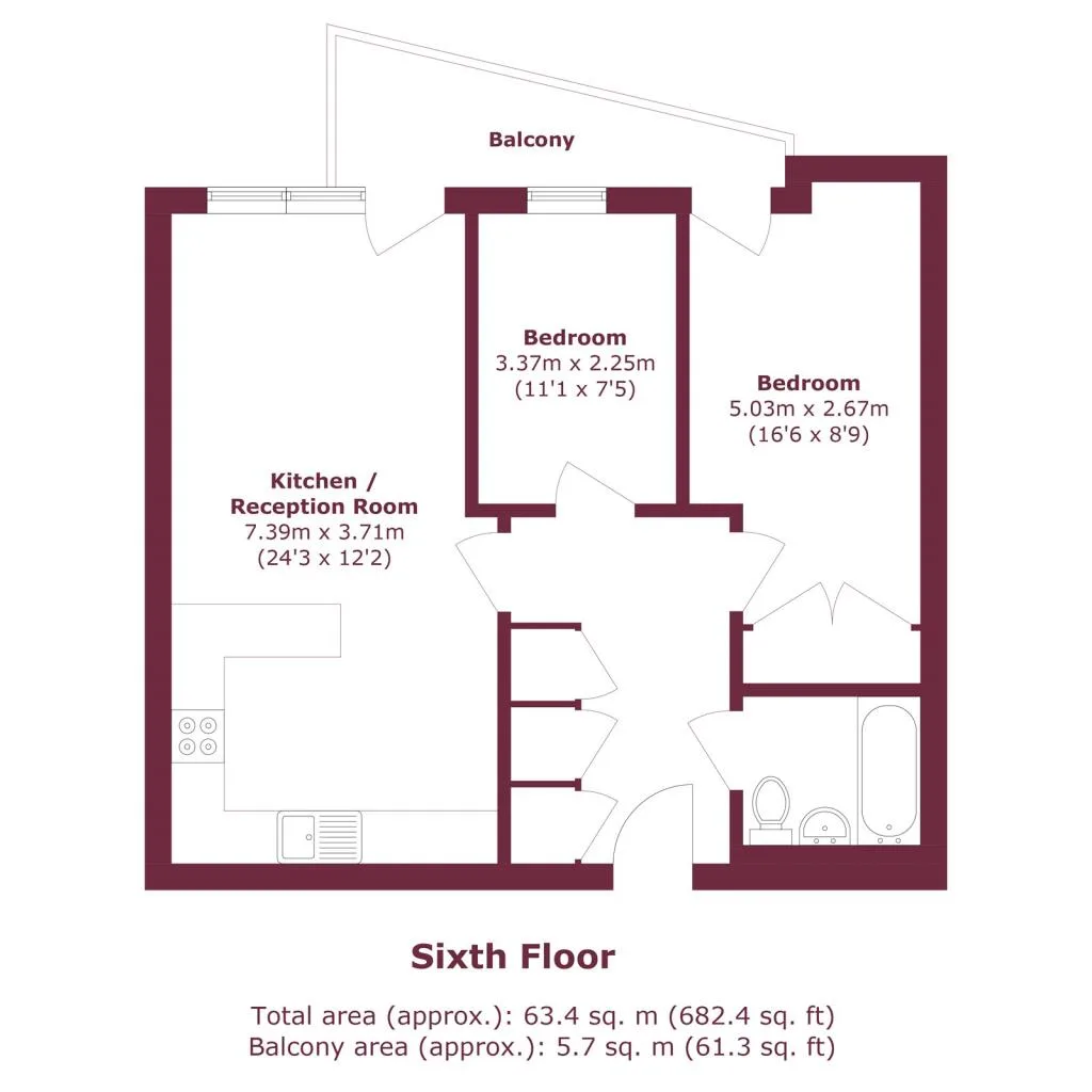 2 bedroom flat for rent