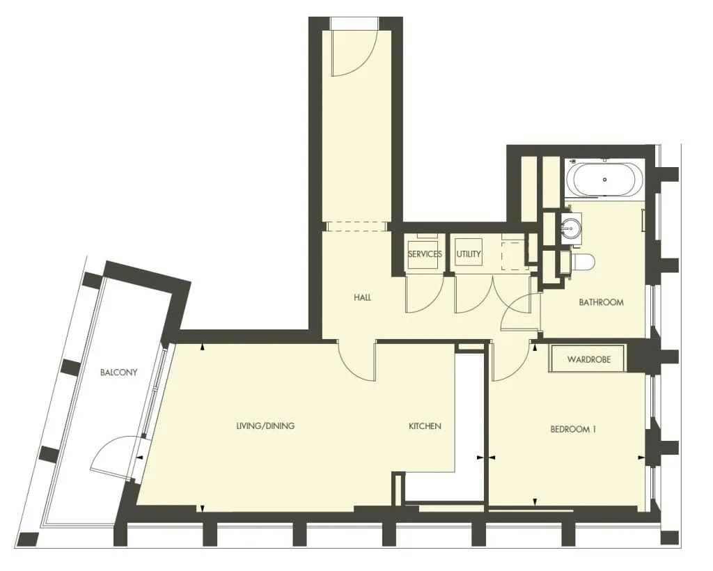 1 bedroom apartment for rent