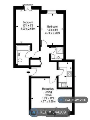 2 bedroom flat for rent