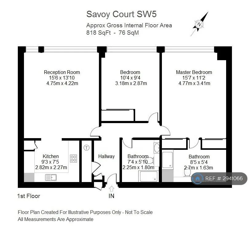 2 bedroom flat for rent