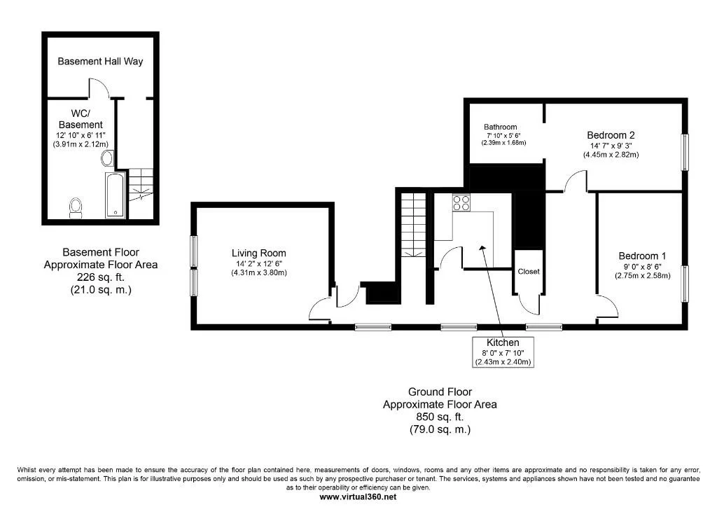 2 bedroom flat for rent