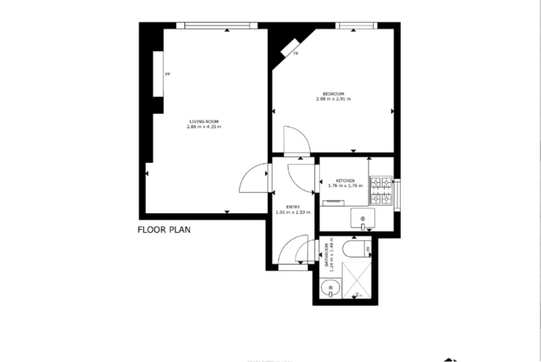 1 bedroom apartment for rent